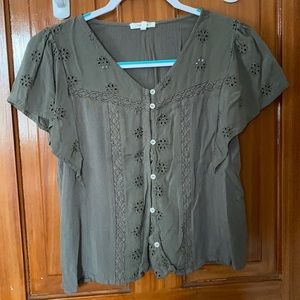 Maurices short sleeve blouse